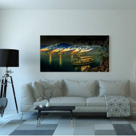 Gevist voor de aalscholvers Tsuchiya Koitsu 1940 Canvas Afdruk