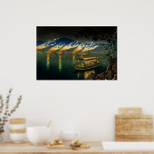 Gevist voor de aalscholvers Tsuchiya Koitsu 1940 Poster (Keuken)