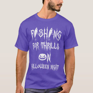 Gevist voor de Halloween Night Creepy Boy T-shirt