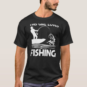 Gevist voor de visserij op Kinder vissersboten T-shirt