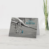 Gevist voor Vaderdag Kaart (Voorkant)