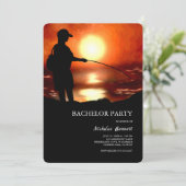 Gevist vrijgezellenfeest Vissen Gevist kaarten (Staand voorkant)