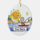 GEVIST - VROUW KERAMISCH ORNAMENT (Rechts)