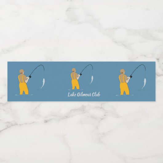 Gevist Waterfles Etiket (Enkel label)