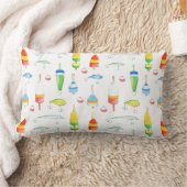 Gevist waterverf boeien en lokken kussen (Deken)