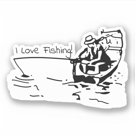 Gevist Week - Ik hou van Vist! Sticker (Voorkant)