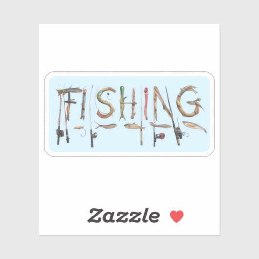 Gevist woord sticker (Vel)