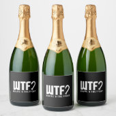 Gevist - WTF waar is de vis Sparkling Wijnetiket (Flessen)