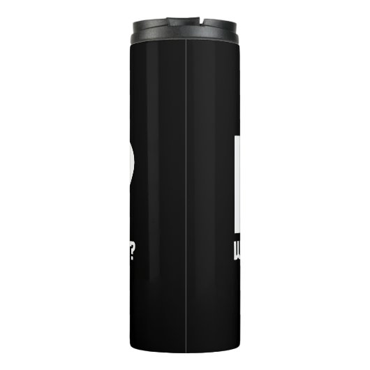 Gevist - WTF waar is de vis Thermosbeker (Achterkant)