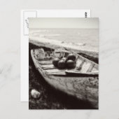 Gevist zwart-wit briefkaart (Voorkant / Achterkant)