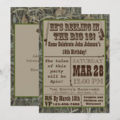 Geviste 16e verjaardag met Camo Kaart (Voorkant / Achterkant)