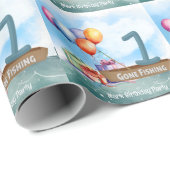 Geviste 1e verjaardag cadeaupapier (Rol Hoek)