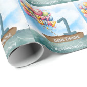 Geviste 1e verjaardag cadeaupapier (Rol Hoek)