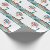 Geviste 1e verjaardag cadeaupapier (Hoek)