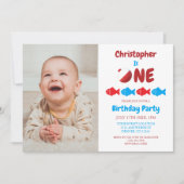 Geviste 1e verjaardag kaart (Voorkant)