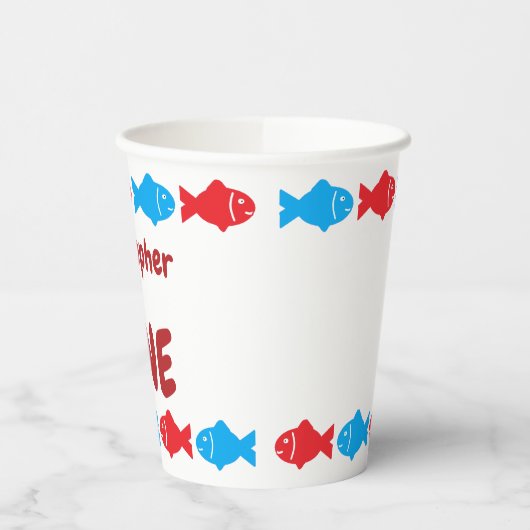 Geviste 1e verjaardag papieren bekers (Links)