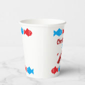 Geviste 1e verjaardag papieren bekers (Rechts)