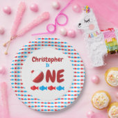 Geviste 1e verjaardag papieren bordje (Feest)