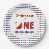 Geviste 1e verjaardag papieren bordje (Voorkant)