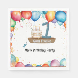 Geviste 1e verjaardag servet