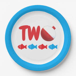 Geviste 2e verjaardag papieren bordje