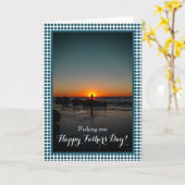 Geviste aangepaste foto-Vaderdag Kaart (Gele Bloem)