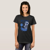 Geviste Accessoires Skeleton Vist Makelvisserij T-shirt (Voorkant volledig)