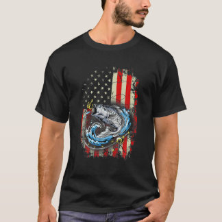 Geviste Amerikaanse vlag T Verenigde Staten T-shirt