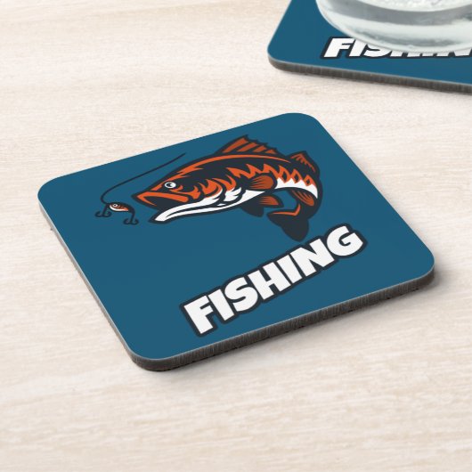 Geviste bait bier onderzetter (Linkerzijde)