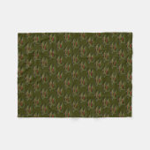 Geviste banket zalmon Fish Art Fleece Blanket (Voorkant (Horizontaal))