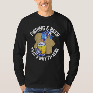 Geviste Beer Alcohol Fisherman Joke Pun T-shirt