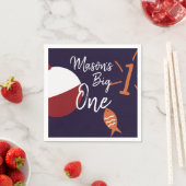 Geviste Big One First Birthday Fish Napkins Servet (Insitu)