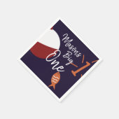 Geviste Big One First Birthday Fish Napkins Servet (Hoek)