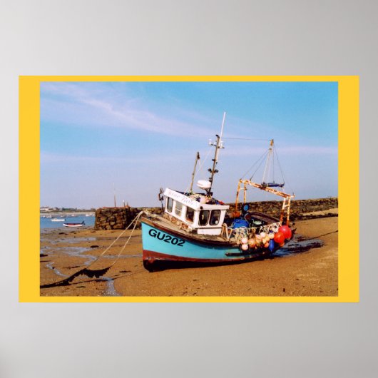 GEVISTE BOAT IN GUERNSEY POSTER (Voorkant)