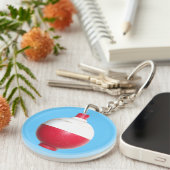 Geviste Bobber-Sleutelhanger Sleutelhanger (Voorkant Rechts)