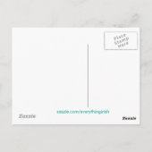 Geviste boot afbeelding voor briefkaart (Achterkant)