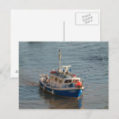 Geviste boot, Cardiff Bay Briefkaart (Voorkant / Achterkant)