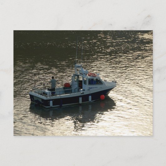 Geviste boot, Cardiff Bay Briefkaart (Voorkant)