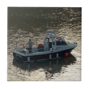 Geviste boot, Cardiff Bay Tegeltje