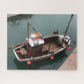 Geviste boot in Portpatrick Harbour, Wigtownshire Legpuzzel (Horizontaal)
