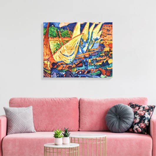 Geviste boten, collioure Andre Derain | Canvas Afdruk (Insitu (Woonkamer))