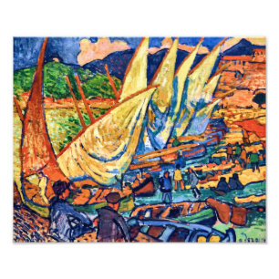 Geviste boten, collioure Andre Derain Foto Afdruk