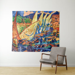 Geviste boten, collioure Andre Derain | Wandkleed