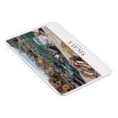 Geviste boten in Castellammare del Golfo, Sicilië Magneet (Rechterzijde)