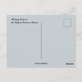 Geviste boten in de Golf van Guinee Ghana Briefkaart (Achterkant)