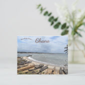 Geviste boten in Ghana Briefkaart (Staand voorkant)