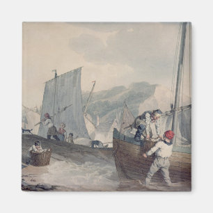 Geviste boten lossen magneet