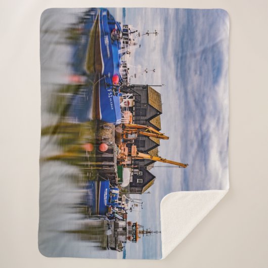 GEVISTE BOTEN SHERPA DEKEN (Voorkant)