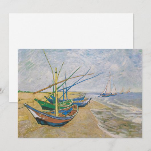 Geviste boten | Vincent van Gogh (Voorkant / Achterkant)