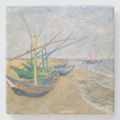 Geviste boten | Vincent van Gogh Stenen Onderzetter (Voorkant)